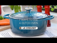 Upload and start the video in the gallery viewer, Le Creuset Cocotte EVO Round Glazed cast iron 20 induction cm
