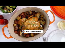 Upload and start the video in the gallery viewer, Le Creuset Cocotte EVO oval glazed cast iron cm 31 induction

