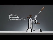 Upload and start the video in the gallery viewer, Lever espresso machine Europiccola La Pavoni
