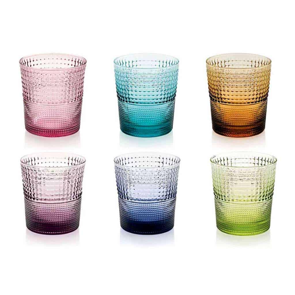 Ivv Set 6 bicchieri artistici multicolore Speedy