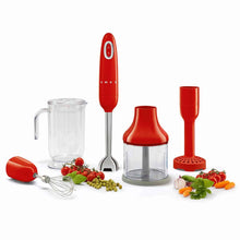 Load the image in the Gallery viewer, Smeg immersion blender with accessories HBF02 Various colors

