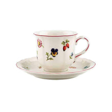 Load the image in the Gallery viewer, Petite Fleur Coffee cup with Villeroy &amp; Boch dish
